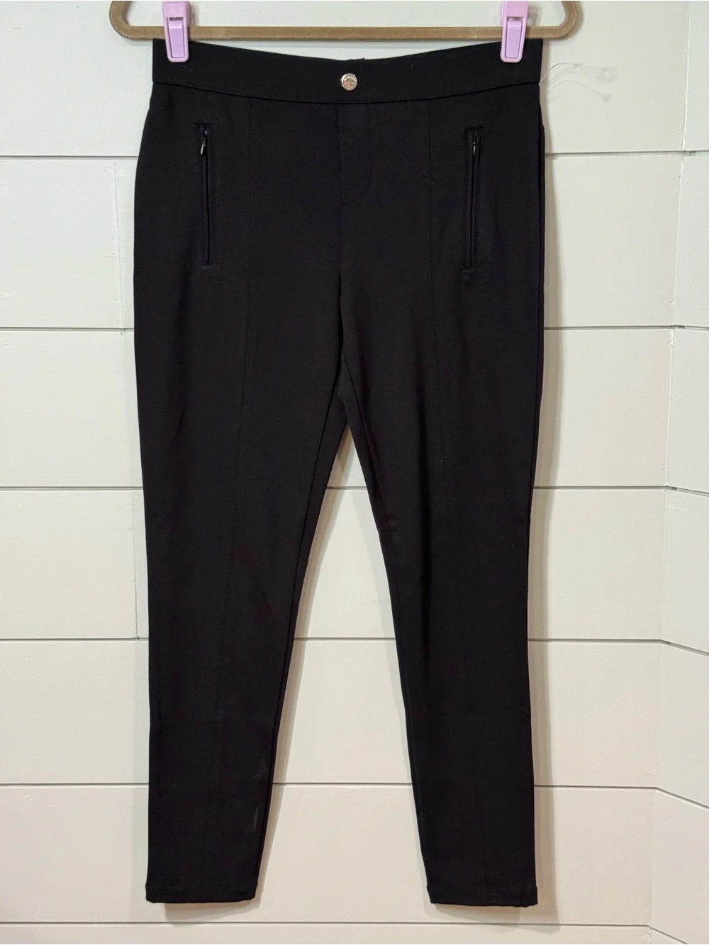 NEW The Limited The New Drew Black Pull-On Straight-Leg Dress Pants Size 8 - Picture 8 of 8
